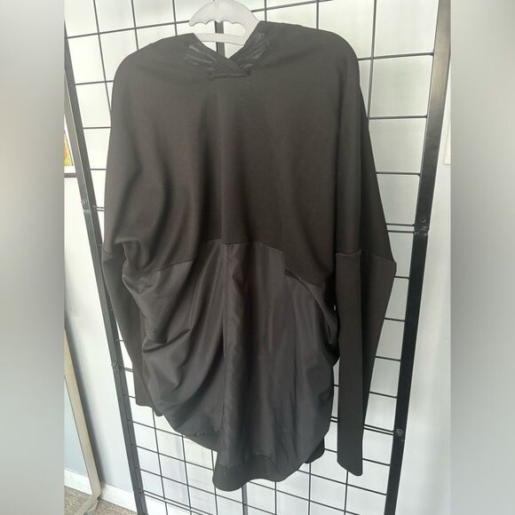 Zara Black Open Front Cocoon Cardigan - Picture 5 of 7